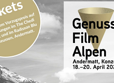 Erstes Genuss Film Alpen in Andermatt